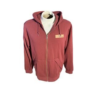 Wilson Combat Sportiqe Hoodie Men’s Large Maroon Full Zip Sweatshirt Jacket
